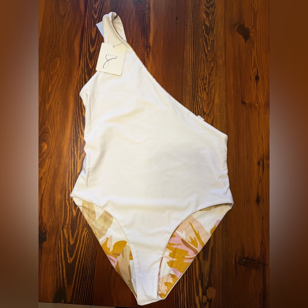 Baiia Bahamas Reversible One-Piece Swimsuit – Size 16 NWT - Picture 5 of 15